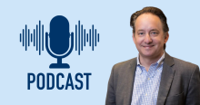 Hero image featuring Pericles Lewis' headshot and a podcast icon.