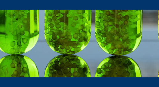 Green test tubes
